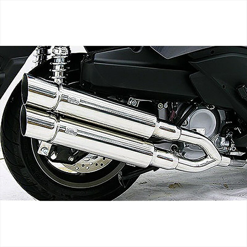 バイクパーツ マフラーウイルズウィン スタイリッシュツインマフラー/ポッパー252-14-03 4548664056484Faze(MF11)