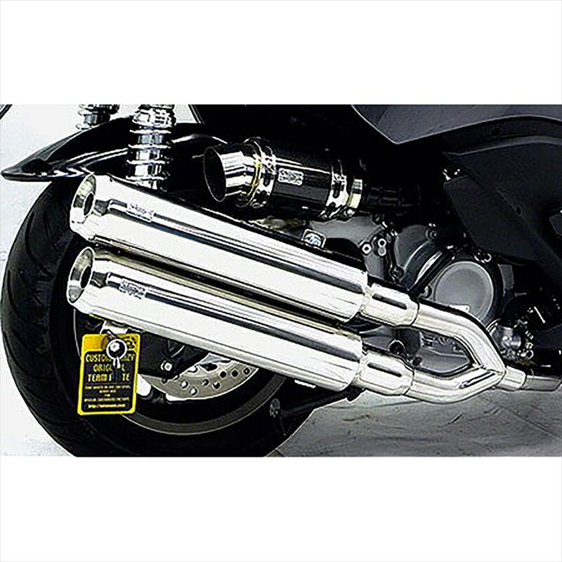 バイクパーツ マフラーウイルズウィン スタイリッシュツインマフラー/ジェット252-14-04 4548664056491Faze(MF11)