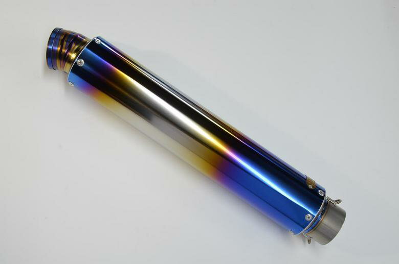 バイクパーツ マフラーマーベリック スポーツサイレンサー Mv83/400mm83T40-3PH 4548916094875グラデチタン/ヒートエンド3P