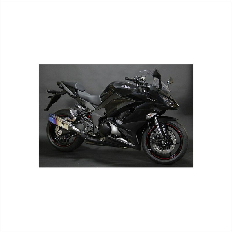 バイクパーツ マフラートリックスター 政府認証デュアルS/O イカヅチ JSTP-018B-L7YT 4573269950813Ninja1000 17-18パニアケース対応
