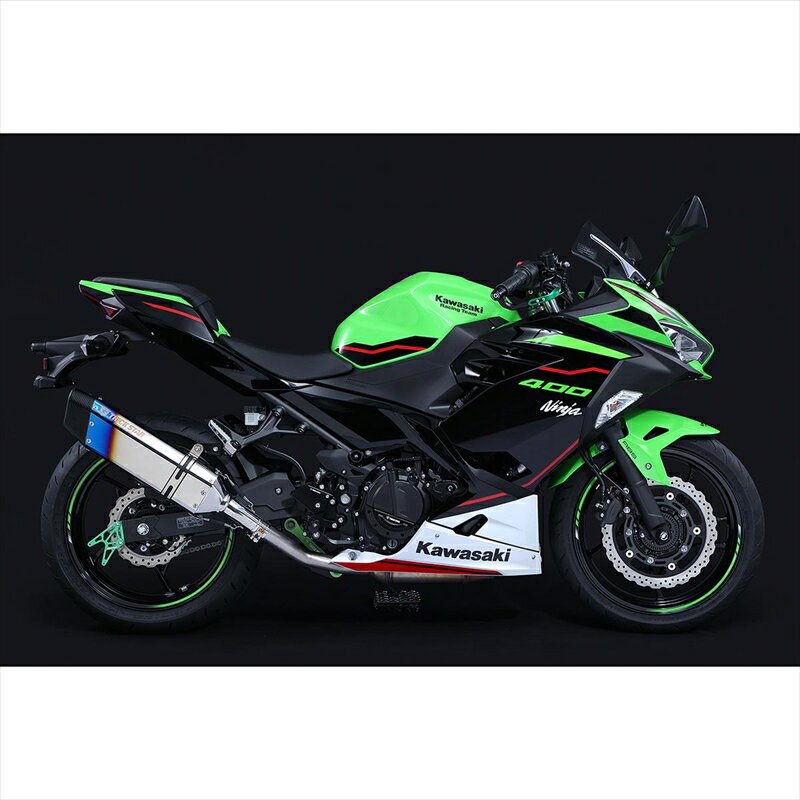 バイクパーツ マフラートリックスター 政府認証S/O イカヅチ焼ステンレスJSS-015E-L4YS 4573269954538Ninja250/400 18-21