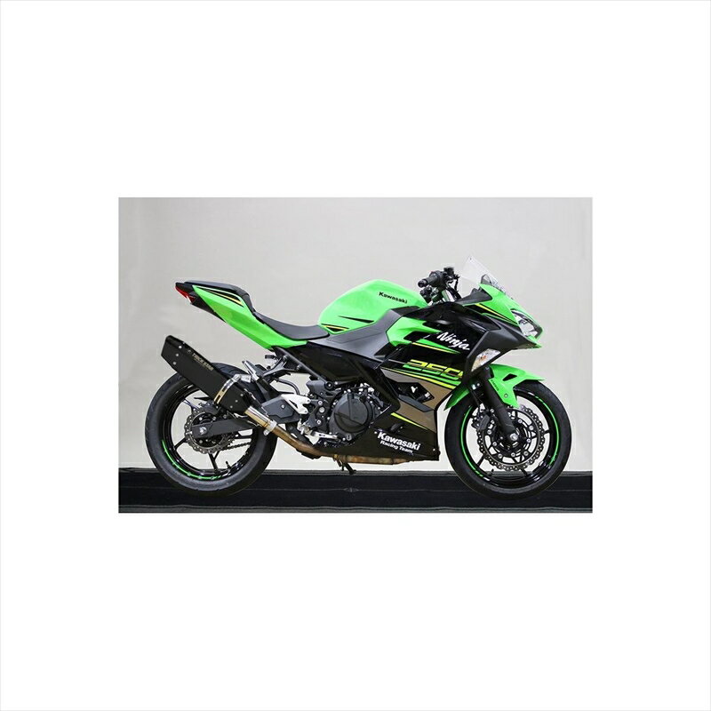 バイクパーツ マフラートリックスター レーシングS/O イカヅチブラックEDRSS-015E-L4BT 4573269962229Ninja250/400 18-21