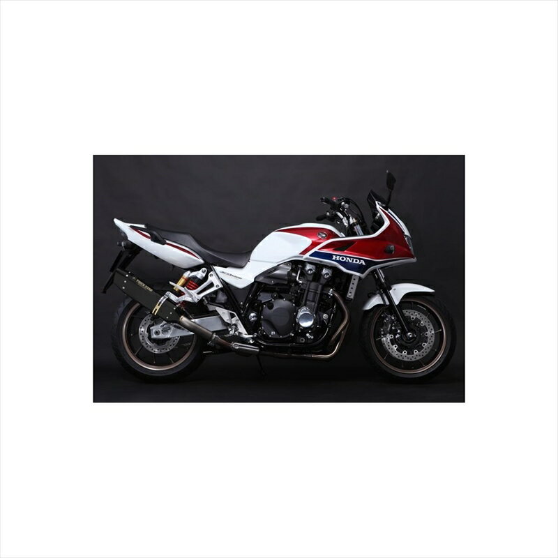 バイクパーツ マフラートリックスター 政府認証S/O イカヅチブラックED JSS-103-L4BT 4573269962328CB1300SB/SF 14-17