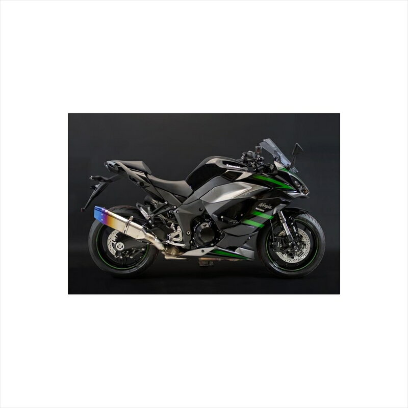 バイクパーツ マフラートリックスター 政府認証S/O イカヅチブラックEDJSTU-018C-L4BT 4573269962892Ninja1000SX 20-パニアケース非対応