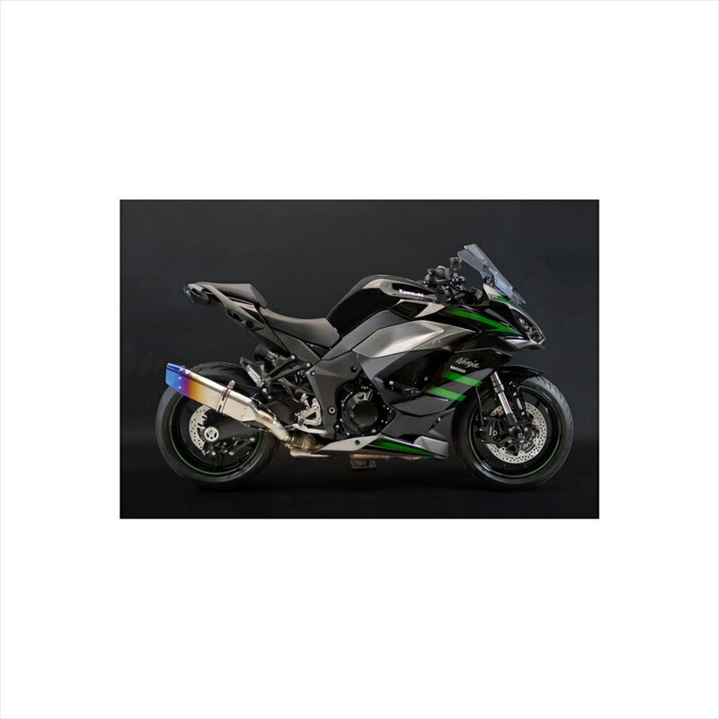 バイクパーツ マフラートリックスター レーシングS/O イカヅチブラックEDRSTU-018C-L4BT 4573269962915Ninja1000SX 20-パニアケース非対応