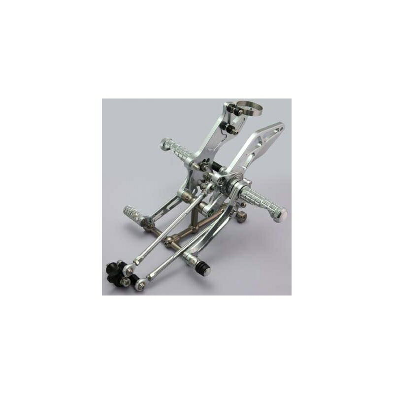 バイクパーツ ステップケイファクトリー ライディングステップ メタリックシルバー 406MZBR039N 4547567929901