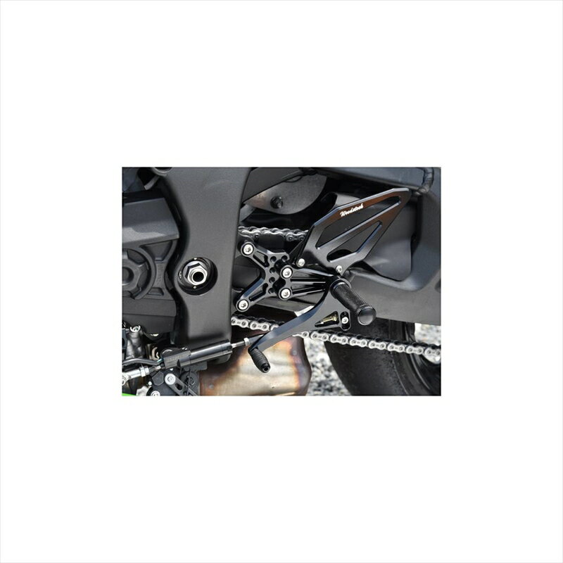 バイクパーツWOODSTOCK(ウッドストック) バックステップキット 5POS/BLK WBS-K34-BB4548916874224ZX-10R 16