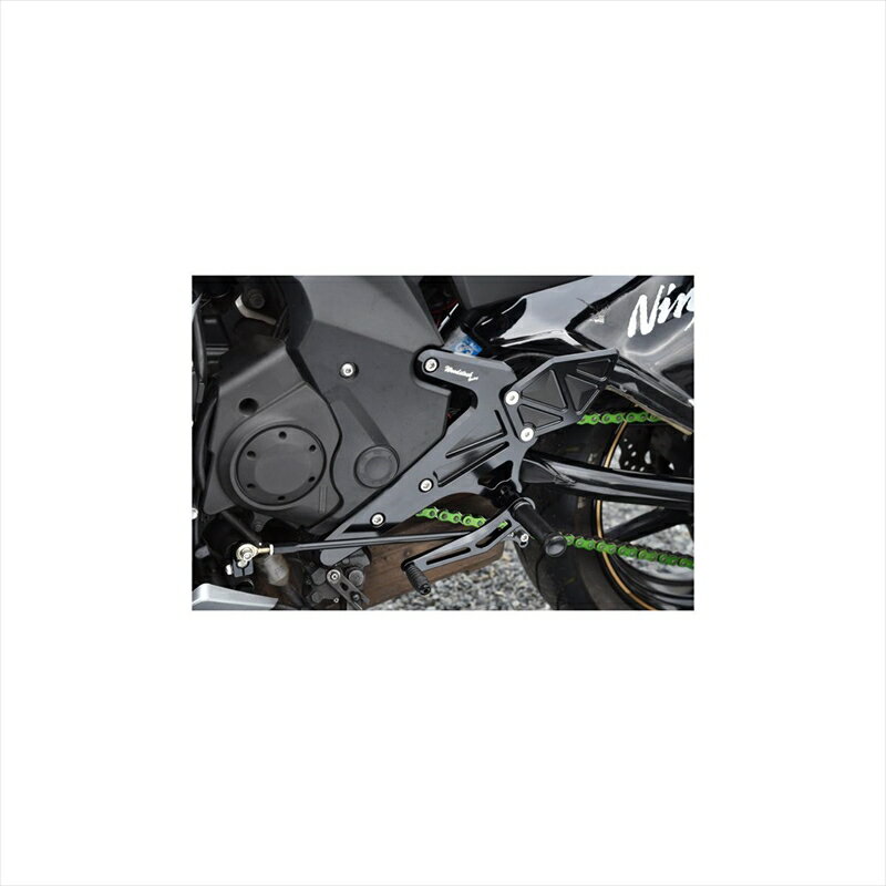 バイクパーツWOODSTOCK(ウッドストック) バックステップキット 4POS/BLK WBS-K33-BB4548916878406Ninja 400
