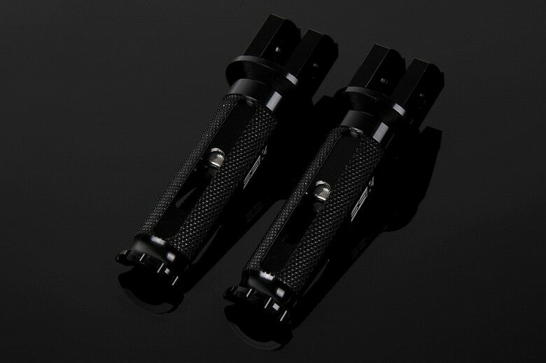 【5日前後で発送】 バイク用品 ステップエスエスケイ スピードラ SSKSPEEDRA アルミ削タンデムステップ レーシング パッセンジャー用 取付部カラー:ブラック ステップバーカラー:ブラックAFPR212BK 458048692683