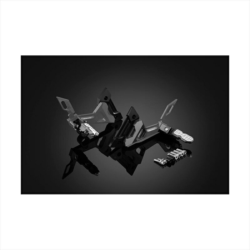 バイクパーツBIKERS(バイカーズ) リアフットレスト グレー K0211-GRY4548916432981Ninja250 13-17/Z250 13-17