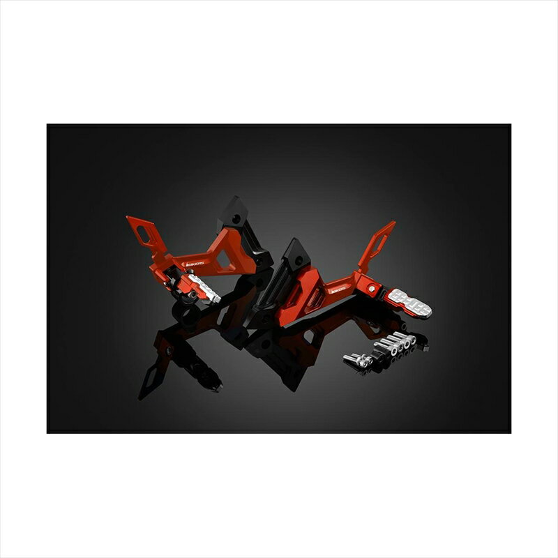 バイクパーツBIKERS(バイカーズ) リアフットレスト オレンジ K0211-ORG4548916433018Ninja250 13-17/Z250 13-17