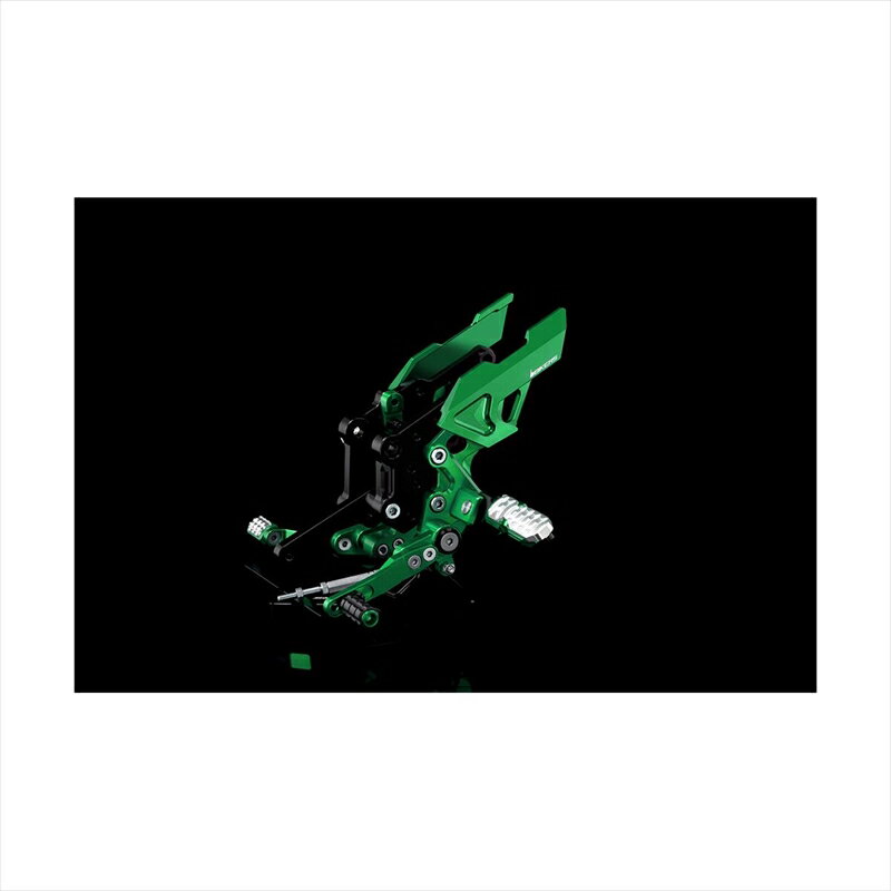バイクパーツBIKERS(バイカーズ) バックステップ グリーン K0218-GRN4548916435203Ninja250R/250 08-17
