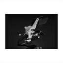 バイクパーツBIKERS(バイカーズ) バックステップ ブラック Y0185-BLK4548916535569YZF-R25/MT-25 15-24