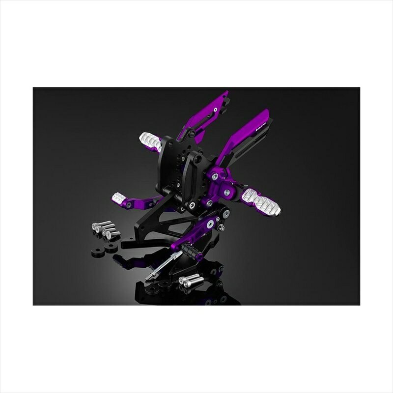 バイクパーツBIKERS(バイカーズ) バックステップ パープル K0306-PUR4548916717354Z1000 10-22