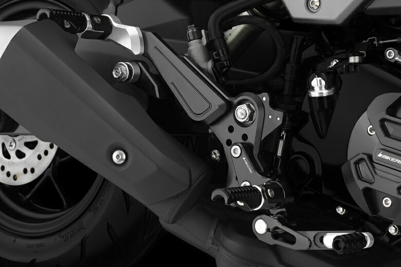 バイクパーツBIKERS(バイカーズ) バックステップ ブラック H0400-BLK4549950251606GROM 13-20