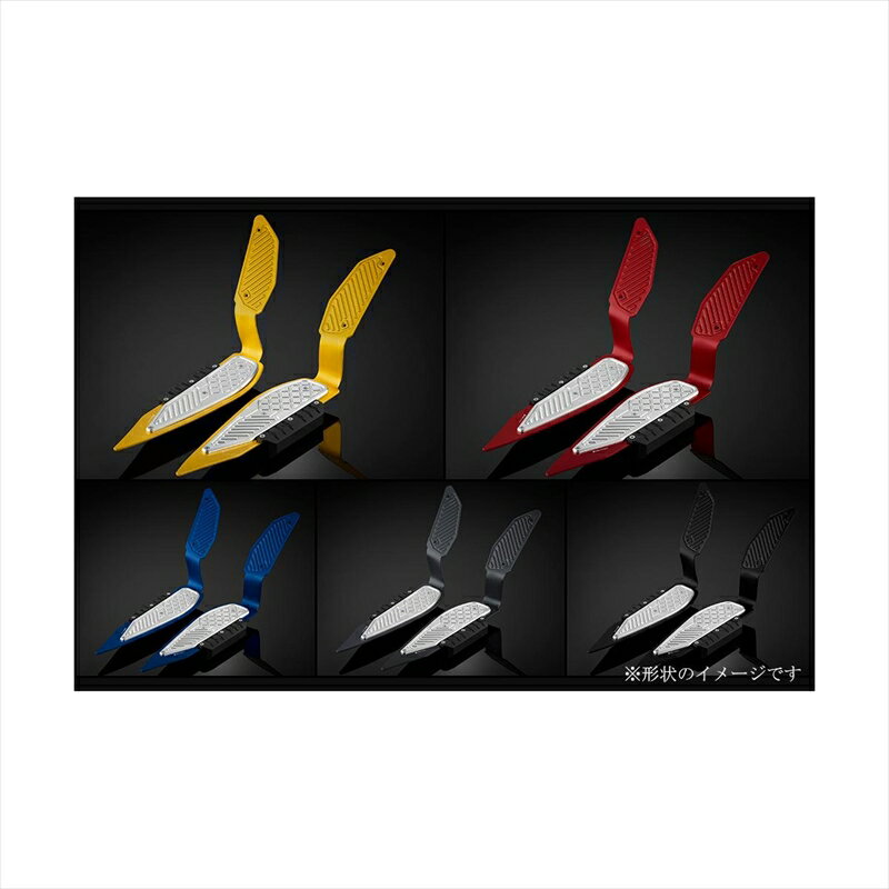 バイクパーツBIKERS(バイカーズ) フットプレート 左右セット オレンジゴールド/シルバー Y0316-OGD-SLV4550255219505XMAX 18-22