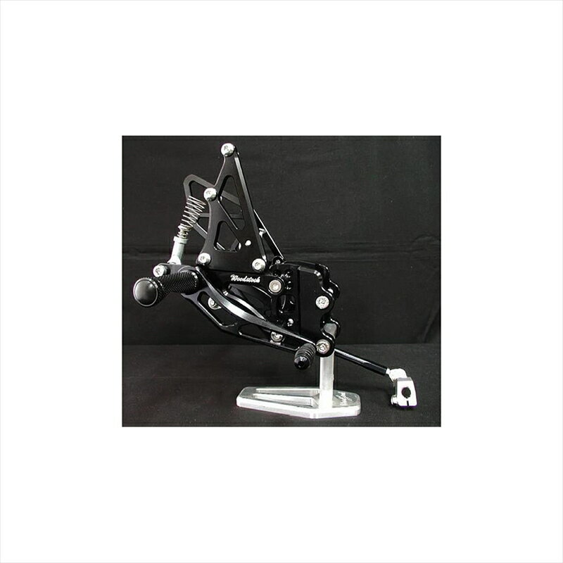 バイクパーツWOODSTOCK(ウッドストック) ステップキット 4POS/BLK WBS-K12-BB4547424702166ZX-10R 04-05