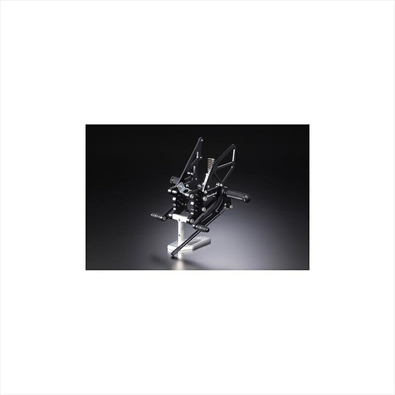 バイクパーツWOODSTOCK(ウッドストック) ステップキット 5POS/BLK WBS-K14-BB4547424732774ZX-10R 06-07