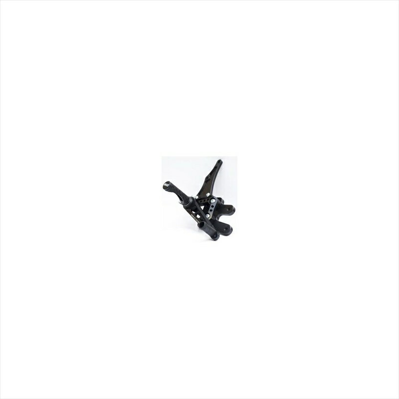バイクパーツ ステップアールアンドジー 可変レーシングステップキット ブラックRG-RSET05BK 4571381459245GSX-R600/750 K6-L0