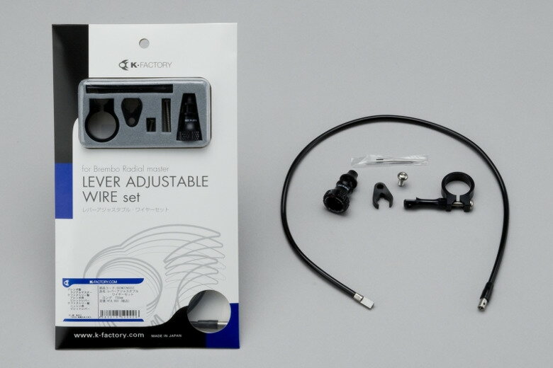 バイク用品 ハンドル ケーブル&スイッチハーネスK-FACTORY レバーアジャスタブルワイヤー 500mm ショートステーケイファクトリー 000WZCN00...