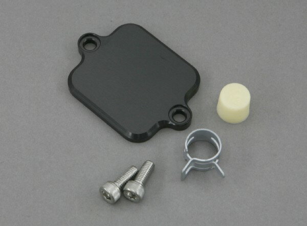 バイク用品 吸気系&エンジン ブリーザー&オイルキャッチタンクK-FACTORY 2次エアーキャンセルプレート マットブラック NINJA250Rケイファクトリ...