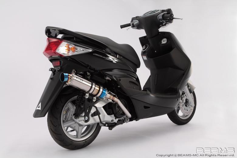 バイク用品 マフラー 4ストフルエキゾーストマフラービームス R-EVO チタンサイレンサー CYGNUS X Fi 09- 台湾モデルBEAMS B226-53-007 取寄品