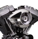 バイク用品 吸気系&エンジン エアークリーナー&エアファンネルS&S ステルスエアクリーナーキット エアストリーム CH TWIN CAM(ケーブル2本引) 9...
