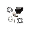 バイクパーツエスアンドエスサイクル S&S 128 ビッグボアキットW.BLK M8エンジン 114CI910-0685 4550255112042
