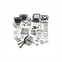 バイクパーツエスアンドエスサイクル S&S 124 ホットセットアップキット W.BLK TC88 バランサー付エンジン900-0565 45502552984...