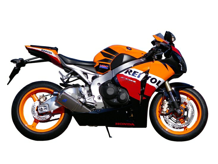 TSR レーシングスリップオンマフラーサブカウルツキ CBR1000RR 09 バイブラ＞ 《ティーエスアール 1800R-S59-TS01C》