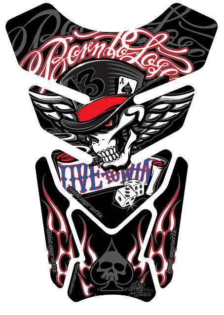 バイクパーツ 外装モトグラフィックス タンクパッド BLK MT-ST084 4580041210676STREET QUADPAD