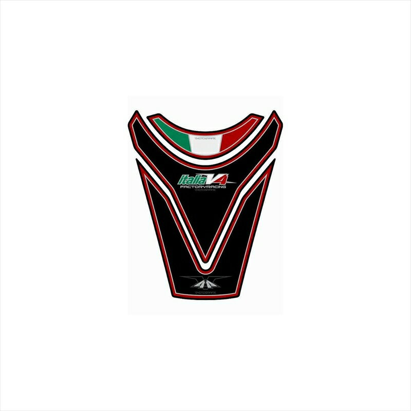 バイクパーツ 外装モトグラフィックス タンクパッド BLK/RED MT-TA013KR 4580041211086APRILIA RSV4-R