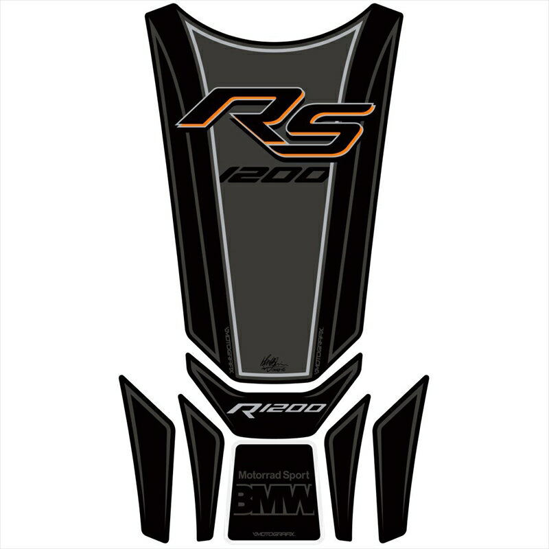 バイクパーツ 外装モトグラフィックス タンクパッド GLD/ORG MT-TB027GO 4580041213332R1200RS 15-