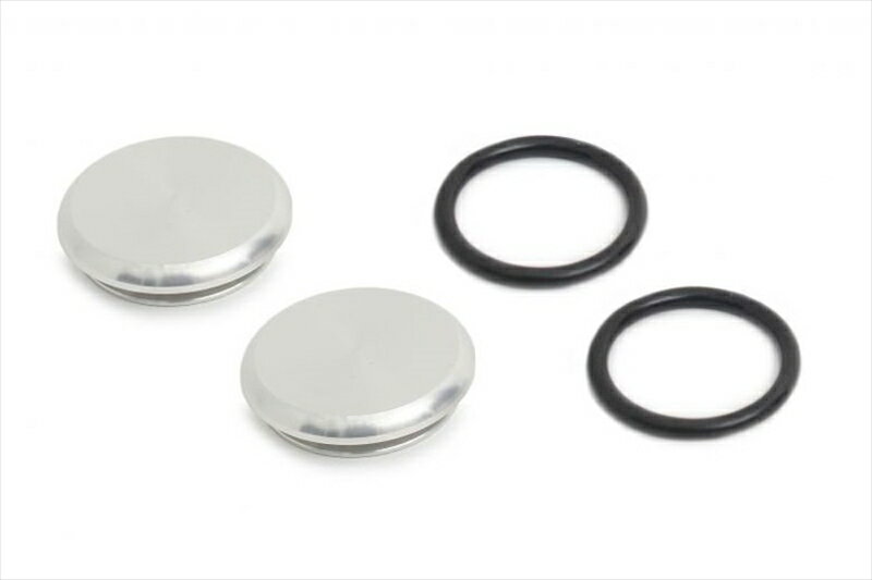 アクティブ アルミ フロントフォークキャップ SIL NINJA250R 08-12／NINJA250（ABS可） 13-16 《アクティブ 10370180》