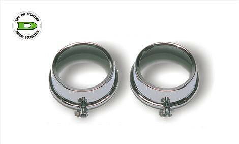 バイクパーツ 電装系ドレミコレクション メッキメーターカバー アッパーLRセット 10193 4573268851937Z1/2/MK2/W3