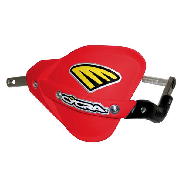 バイク用品 ハンドルCYCRA サイクラ プロベンドハンドガード RED クラシックシールドセット U-CLAMPナシCY7500-32 4547567888277取寄品 セール