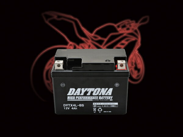 【5日前後で発送】 バイク用品 電装系DAYTONA デイトナ ハイパフォーマンスバッテリー DYTX4L-BS92874 4909449467565取寄品