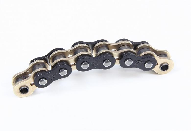 【在庫有り】 バイク用品 駆動系EKチェーン 江沼 エヌマ チェーン チェーン 525SRX2 BLK＆GLD 118L MLJ525SR-X2(BK/GP) 4571291827820取寄品