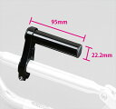 【5日前後で発送】 バイク用品 ハンドルHARDY ハーディー アクセサリーマウント シングル BLKHH021BK 4580332568844取寄品