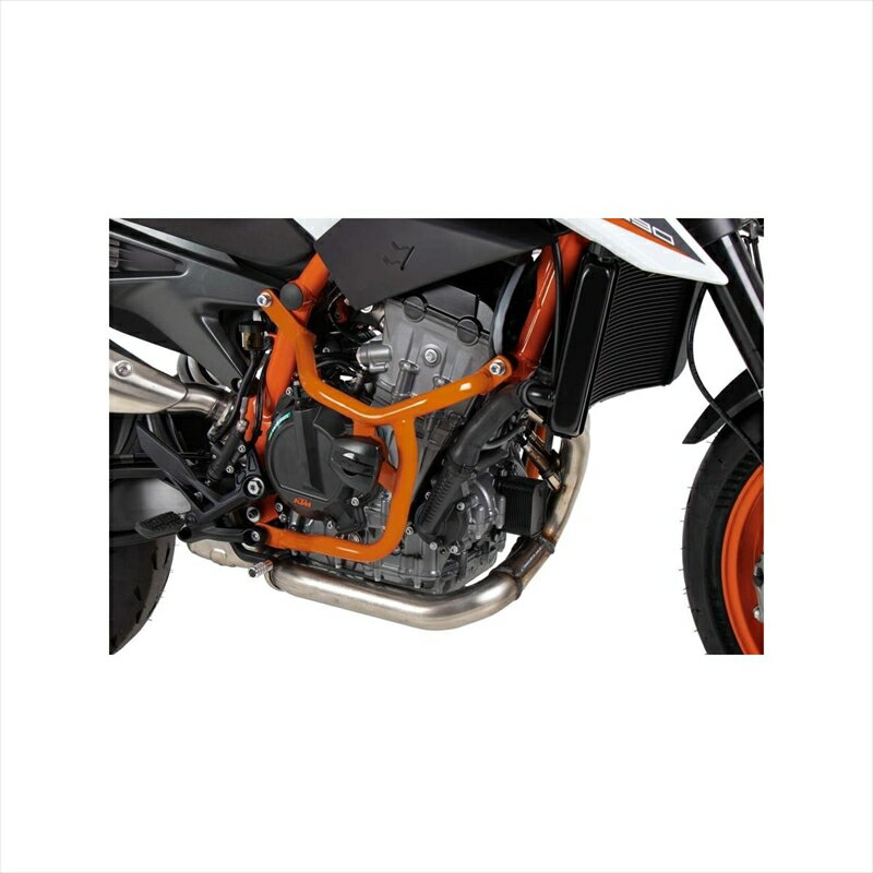 バイクパーツHEPCO&BECKER(ヘプコアンドベッカー) エンジンガード オレンジ 5017569 00 064549950880394890Duke R 20-23/790Duke 18-25