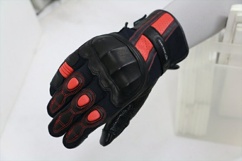 バイク用品 ウェアHIT-AIR ヒットエアー Glove G8 Black Red ＃M4571256498201 4571256498201取寄品 セール