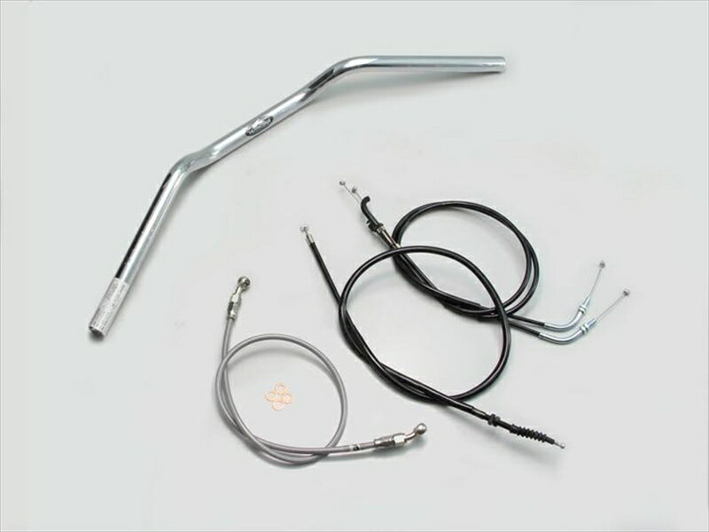 バイク用品 ハンドルハリケーン HURRICANE コンチ2型 ハンドルSETH714-002C 4936887010800取寄品