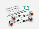 【5日前後で発送】 バイク用品 電装系ハリケーン HURRICANE ブレットウインカーkit ステムマウントHA5349 4936887832297取寄品