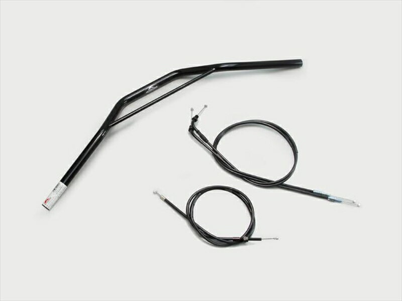 バイク用品 ハンドルハリケーン HURRICANE トラッカースペシャル ブリッジ付 ハンドルSETH005-034B 4936887241877取寄品