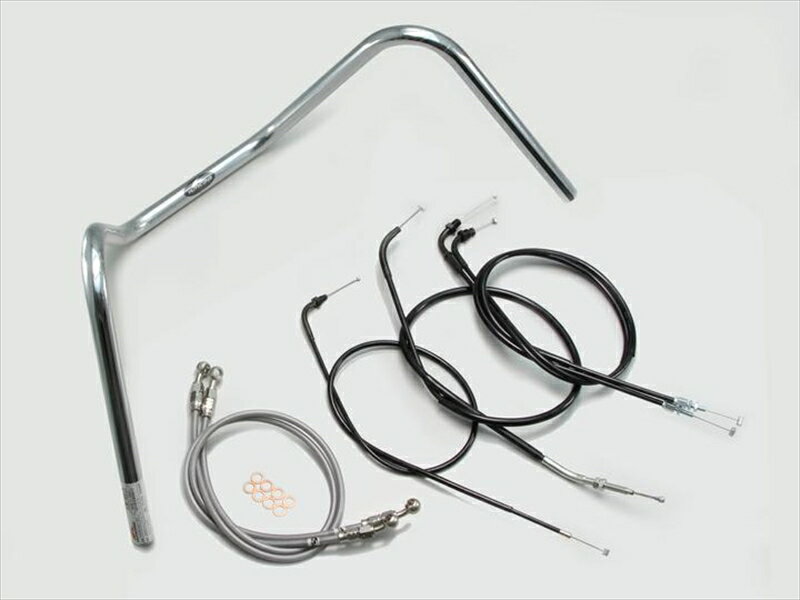 バイク用品 ハンドルハリケーン HURRICANE 300ドロップエンド ハンドルSETH010-014C 4936887117240取寄品