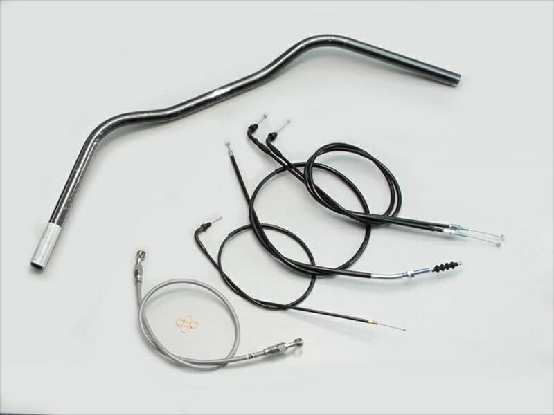 バイク用品 ハンドルハリケーン HURRICANE ワイドローオールド1型 ハンドルSETH016-076B 4936887581140取寄品