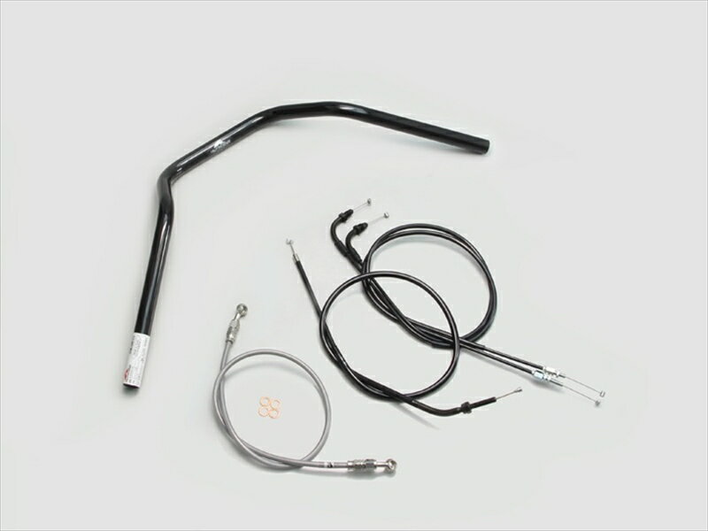 バイク用品 ハンドルハリケーン HURRICANE ナロー3型 ハンドルSETH024-047B 4936887010329取寄品