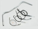 バイク用品 ハンドルハリケーン HURRICANE ワイドローオールド2型 ハンドルSETH028-075C 4936887014723取寄品