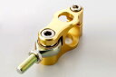 バイク用品 ハンドルHYPERPRO ハイパープロ ボディークランプ 24.6mm TYPE2 GLD ピロボール:M8xP1.25 ネジ部長25mm22161...