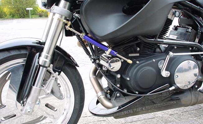 バイク用品 ハンドルHYPERPRO ハイパープロ CNCステダンステーSET 150mm GLD BUELL...